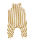Khaki & raw stripes kruippakje SayPlease