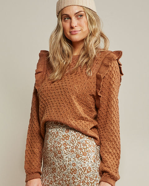 Rylee + Cru La Reina Sweater in Laurel main image 1