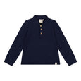 Boys polo navy jersey Navy Natural