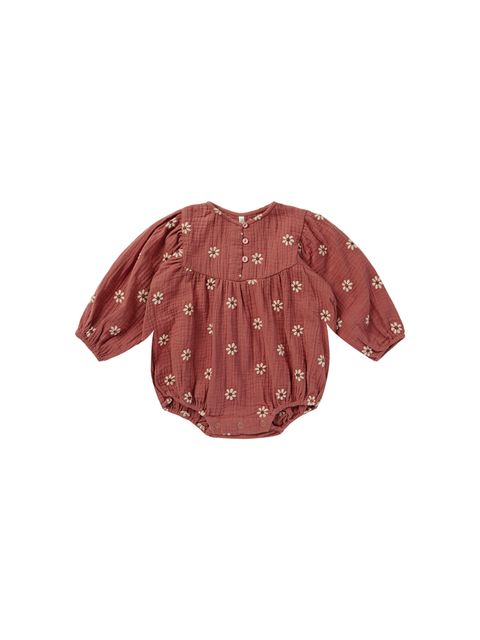 Gwen romper embroidered daisy Rylee Cru