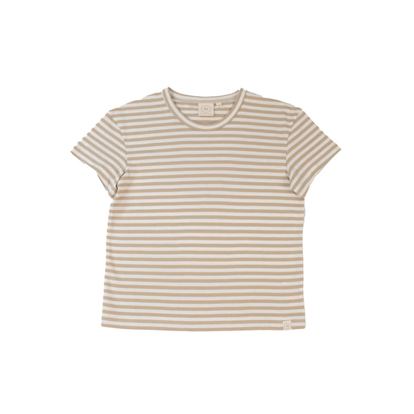 Sem t-shirt stripe beige Navy Natural