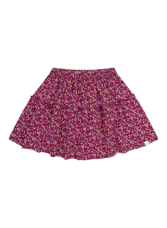 Bo skirt berry flower Navy Natural