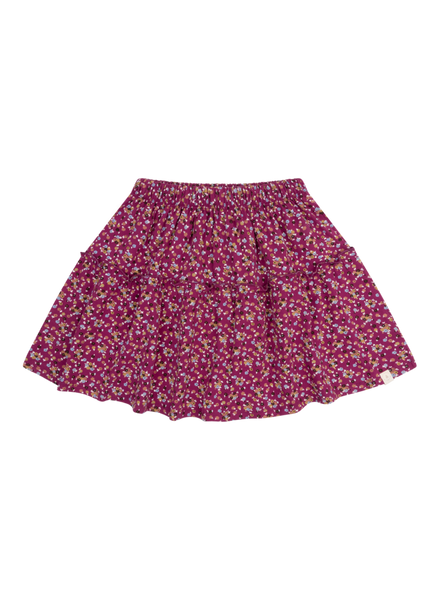Bo skirt berry flower Navy Natural