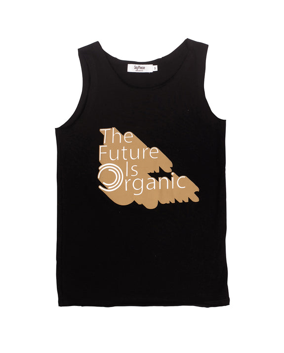 The future is organic mouwloos shirt SayPlease