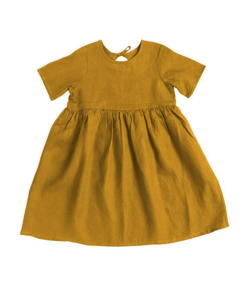 Ayla dress mustard Hudson and the Hare