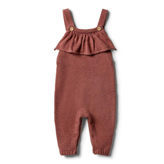 Chilli knitted ruffle overall Wilson & Frenchy