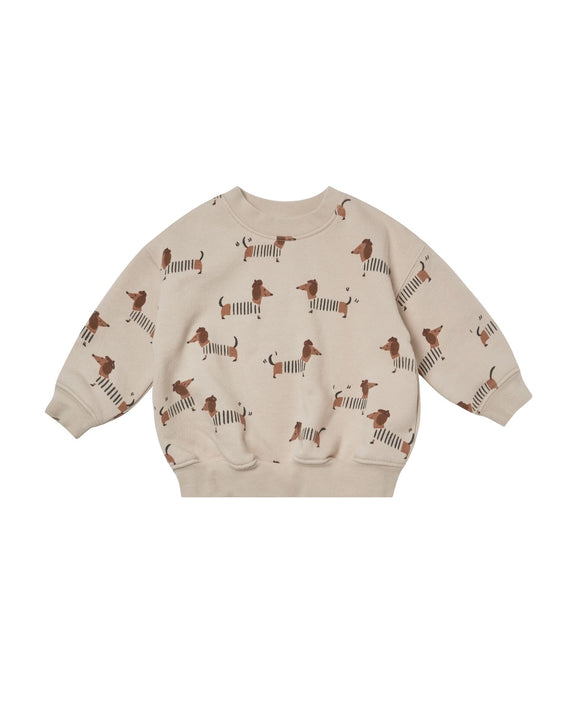 Relaxed sweatshirt dachshund Rylee & Cru
