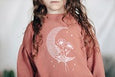 Moon sweatshirt terracotta Dear Mini
