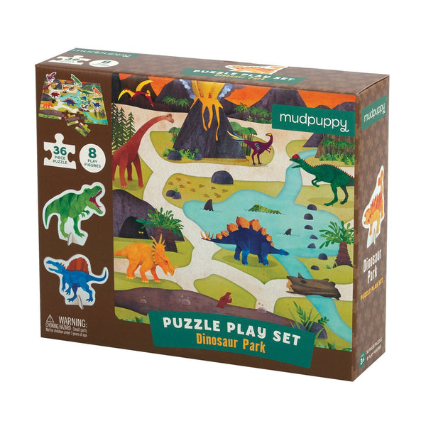 Puzzel dinosaur park Mudpuppy
