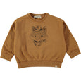 Fox sweatshirt ochre Dear Mini