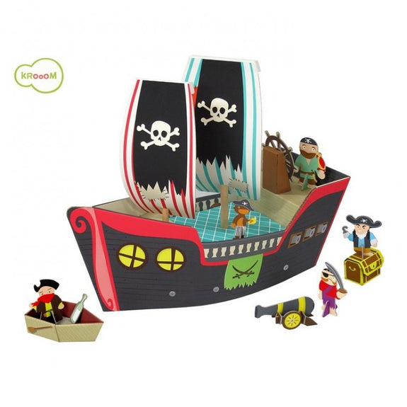3D piratenschip speelset Krooom