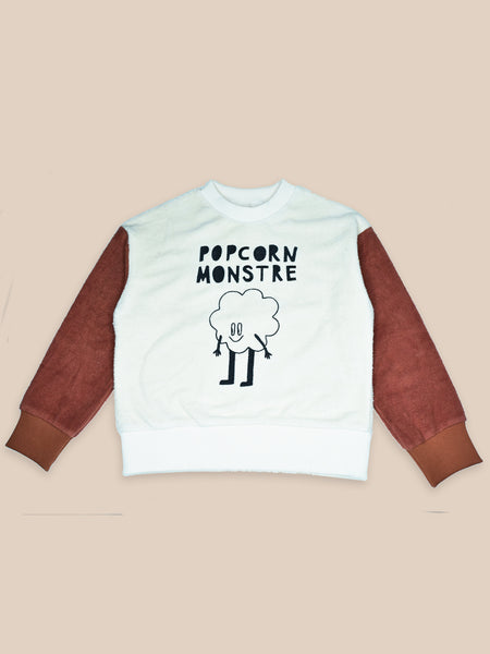 Popcorn monstre sweatshirt Maison Tadaboum