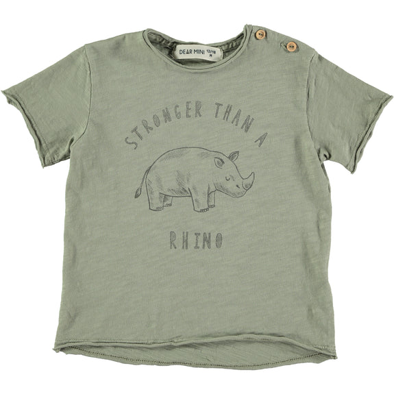 Rhino shirt sage Dear Mini