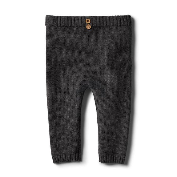 Storm grey knitted legging Wilson & Frenchy