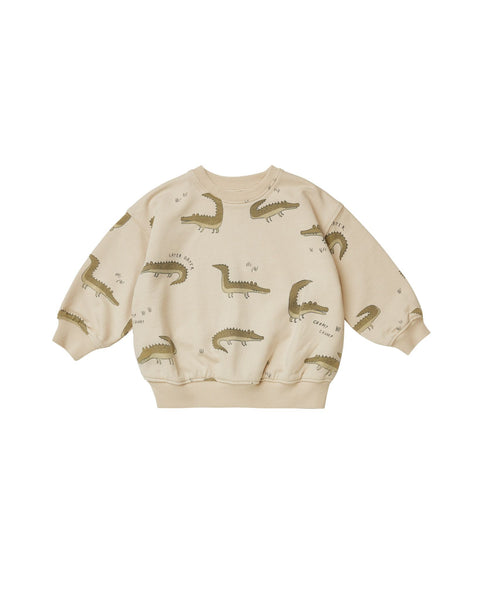 Crew neck sweatshirt crocodile Rylee & Cru