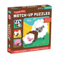 Match up puzzle farm babies Mudpuppy 2pc