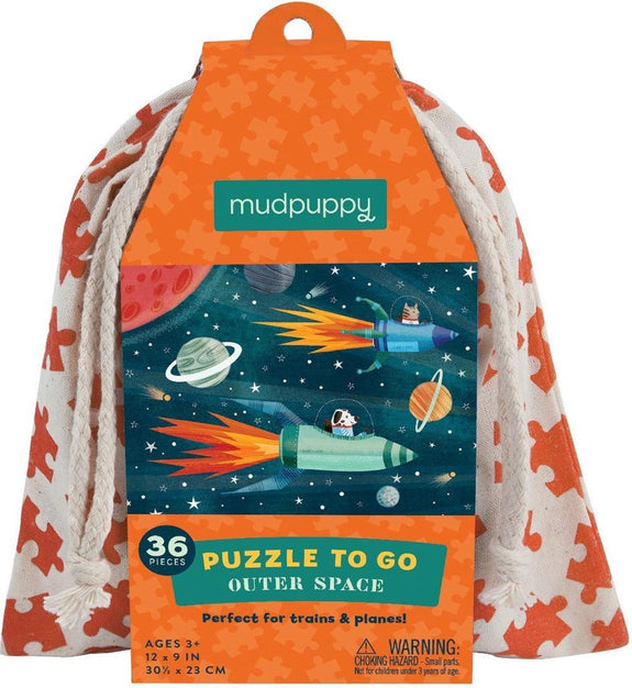 Puzzel to go outer space Mudpuppy