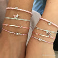 Moeder en dochterarmbandjes star bracelet Mint15