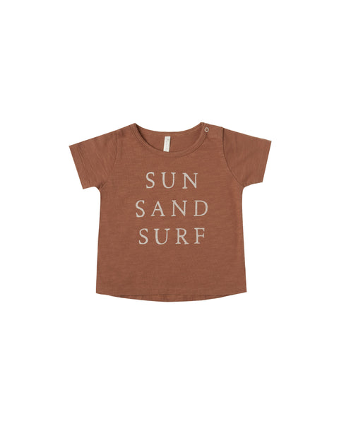 Sun sand & surf basic tee Rylee & Cru